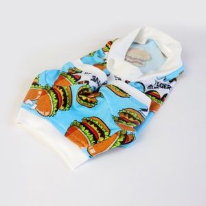 NWT "I Love Burgers" Dog Top - XXL - Boutique pet clothing